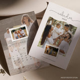 5x7 | 2023 Calendar Template, With Family, New, Calendar, Template, Board, Card, Photography, Photoshop, PSD, DIY #Y22-C9-PSD