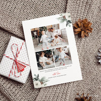 Merry Christmas Card Template, Christmas Breeze, New, Christmas, Card, Template, Photography, Photoshop, PSD, DIY #Y22-HD71-PSD