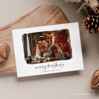 Minimalist Merry Christmas Card Template, Christmas Breeze, New, Christmas, Card, Template, Photography, Photoshop, PSD #Y22-HD73-PSD
