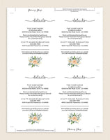 Wedding Invitation Template, Invitation Set Template, Editable Wedding Invite Template, Vintage Wedding Invitation Printable #WIS004 (PDF)
