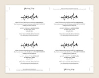 Wedding Invitation Template, Invitation Set Template, Editable Wedding Invite Template, Vintage Wedding Invitation Printable #WIS006 (PDF)