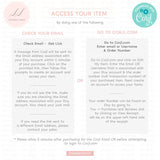 Online Minimalist Welcome Letter & Itinerary Printable Template, Destination Welcome Card, Weekend Events, Welcome Bag, PDF JPG PNG #Y22-WB1