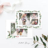 Merry Christmas Card Template, Happy Christmas, New, Christmas, Card, Template, Photography, Photoshop, PSD, Instant Download #HD16-PSD
