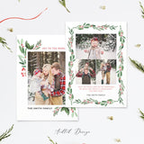 Merry Christmas Card Template, Happy Christmas, New, Christmas, Card, Template, Photography, Photoshop, PSD, Instant Download #HD11-PSD