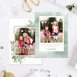 Merry Christmas Card Template, Christmas Miracles, New, Christmas, Card, Template, Photography, Photoshop, Instant Download #HD13-PSD