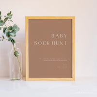 Online Minimalist Baby Sock Hunt Game, Baby Shower Game, Minimalist Baby Shower Game, Sock Hunting Game PDF JPEG PNG #Y22-BB56