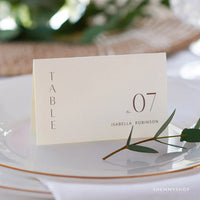 Online Minimalist Wedding Place Card Template, Wedding Place Card Printable, Place Card Template, Wedding Printable, PDF JPEG PNG #Y22-PC3