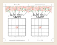 Bridal Shower Bingo, Bridal Shower Games, Wedding Shower Game, Bridal Shower Ideas, Bingo Template, DIY, PDF Instant Download #BSB002 (PDF)