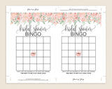 Bridal Shower Bingo, Bridal Shower Games, Wedding Shower Game, Bridal Shower Ideas, Bingo Template, DIY, PDF Instant Download #BSB002 (PDF)