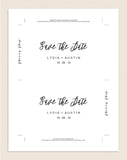 Save the Date Postcard Template, Blush Save the Date, Rustic Save the Date, Blush Wedding Template, Wedding Printable Template #SD009 (PDF)