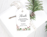 Thank You Tag, Wedding Thank You Tags, Gift Tags, Wedding Favor, Thank You Printable, Wedding Printable, PDF Instant Download #TT006 (PDF)