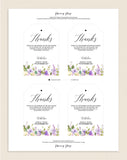 Thank You Tag, Wedding Thank You Tags, Gift Tags, Wedding Favor, Thank You Printable, Wedding Printable, PDF Instant Download #TT008 (PDF)