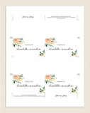 Wedding Place Cards, Wedding Place Card Printable, Place Card Template, Wedding Printable, Rustic Wedding, Instant Download #PC006 (PDF)