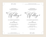 Wedding Invitation Template, Invitation Set Template, Editable Wedding Invite Template, Vintage Wedding Invitation Printable #WIS005 (PDF)