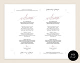 Rose Gold Wedding Thank You Cards Template, Printable Thank You Card Template, Editable Thank You Card, Thank You Note Template #TT017 (PDF)
