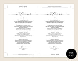 Wedding Thank You Cards Template, Printable Thank You Card Template, Editable Thank You Card, Thank You Note, Instant Download #TT018 (PDF)