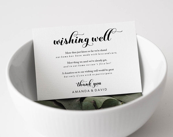 Well Wishes, Wedding Advice Cards, Well Wishes Card, Well Wishes for Baby, Wedding Advice Template, PDF Instant Download #WW005 (PDF)