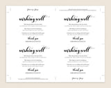 Well Wishes, Wedding Advice Cards, Well Wishes Card, Well Wishes for Baby, Wedding Advice Template, PDF Instant Download #WW005 (PDF)