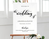 Welcome Wedding Sign, Welcome Wedding Printable, Welcome Sign Printable, Template, PDF Instant Download #WC017 (PDF)