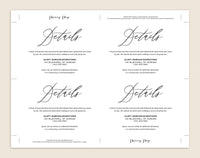 Wedding Invitation Template, Invitation Set Template, Editable Wedding Invite Template, Vintage Wedding Invitation Printable #WIS011 (PDF)