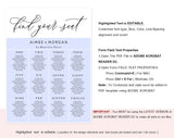 Wedding Seating Chart Sign, Seating Chart Printable, Seating Chart Template, Seating Board, Seating Plan, PDF Instant Download #SC004 (PDF)