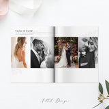 Wedding Photographer Magazine Template, Photo Studio Magazine, 20 pages, Marketing, Photography, Photoshop, PSD Instant Download#Y20-MZ5-PSD